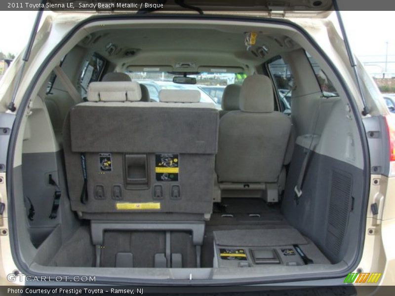 Sandy Beach Metallic / Bisque 2011 Toyota Sienna LE