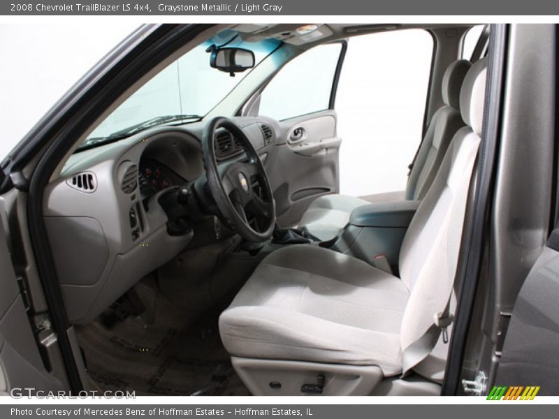 Graystone Metallic / Light Gray 2008 Chevrolet TrailBlazer LS 4x4