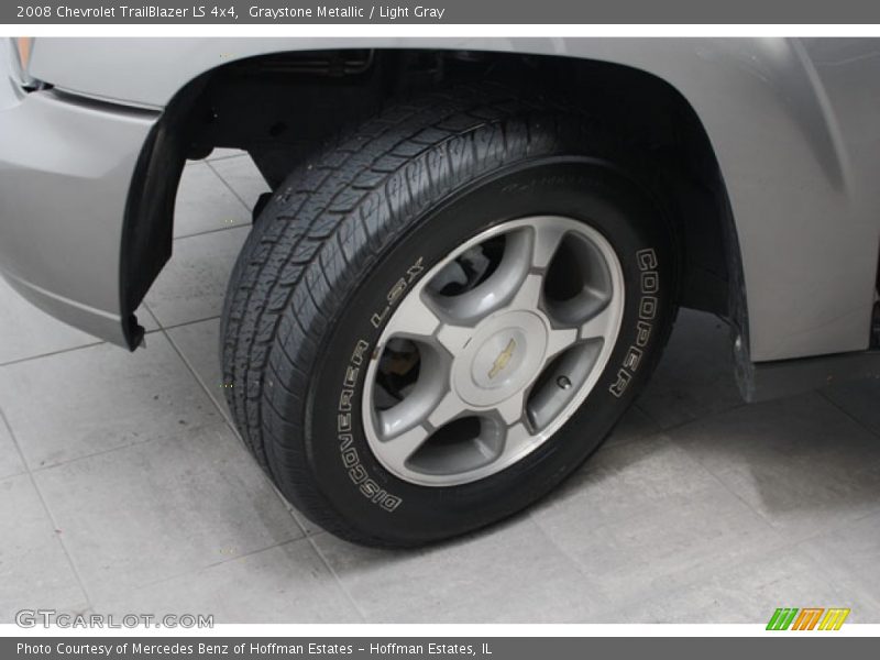 Graystone Metallic / Light Gray 2008 Chevrolet TrailBlazer LS 4x4