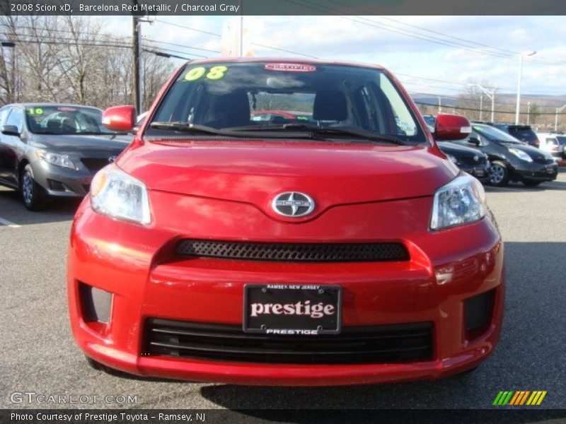 Barcelona Red Metallic / Charcoal Gray 2008 Scion xD