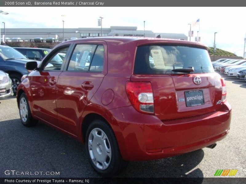 Barcelona Red Metallic / Charcoal Gray 2008 Scion xD