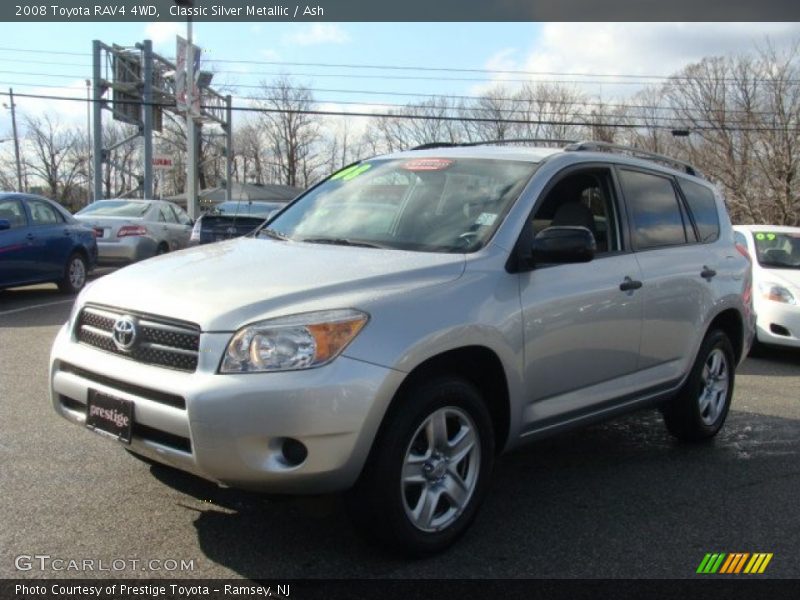 Classic Silver Metallic / Ash 2008 Toyota RAV4 4WD