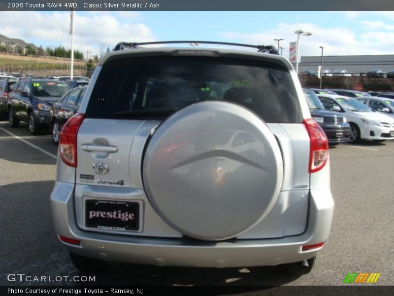 Classic Silver Metallic / Ash 2008 Toyota RAV4 4WD