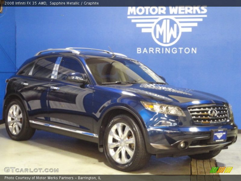 Sapphire Metallic / Graphite 2008 Infiniti FX 35 AWD