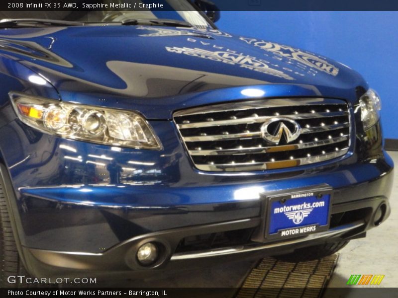 Sapphire Metallic / Graphite 2008 Infiniti FX 35 AWD