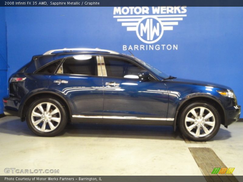 Sapphire Metallic / Graphite 2008 Infiniti FX 35 AWD