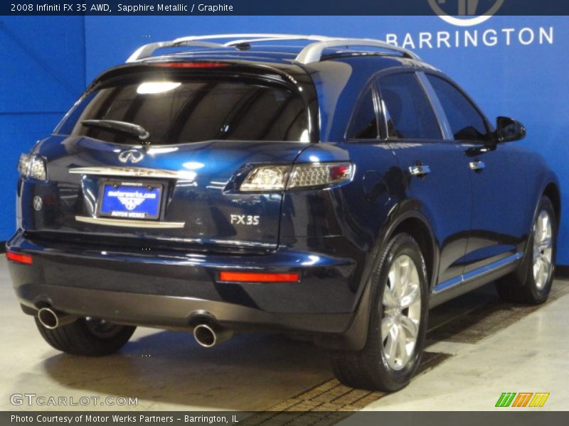 Sapphire Metallic / Graphite 2008 Infiniti FX 35 AWD