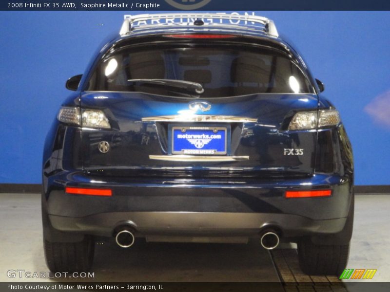 Sapphire Metallic / Graphite 2008 Infiniti FX 35 AWD