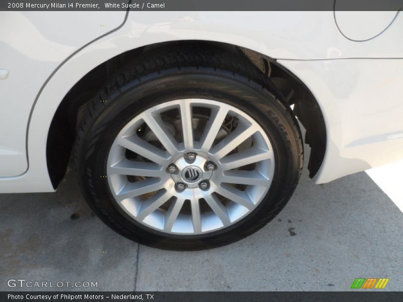 White Suede / Camel 2008 Mercury Milan I4 Premier