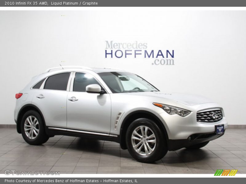Liquid Platinum / Graphite 2010 Infiniti FX 35 AWD