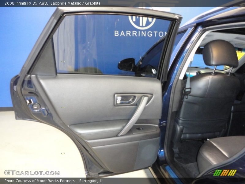 Sapphire Metallic / Graphite 2008 Infiniti FX 35 AWD