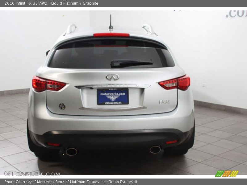 Liquid Platinum / Graphite 2010 Infiniti FX 35 AWD