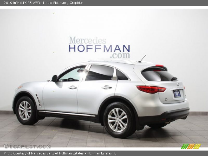 Liquid Platinum / Graphite 2010 Infiniti FX 35 AWD