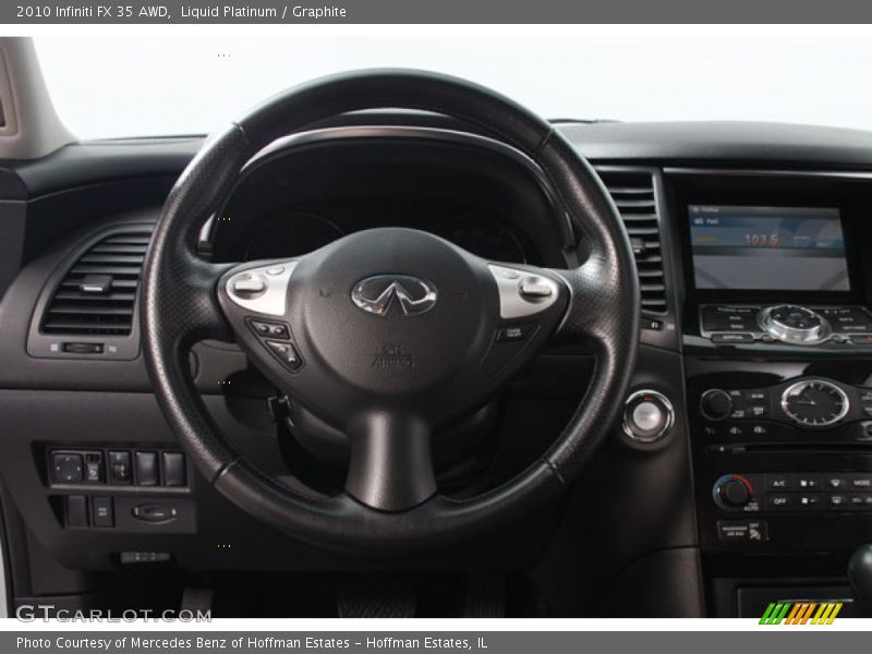 Liquid Platinum / Graphite 2010 Infiniti FX 35 AWD