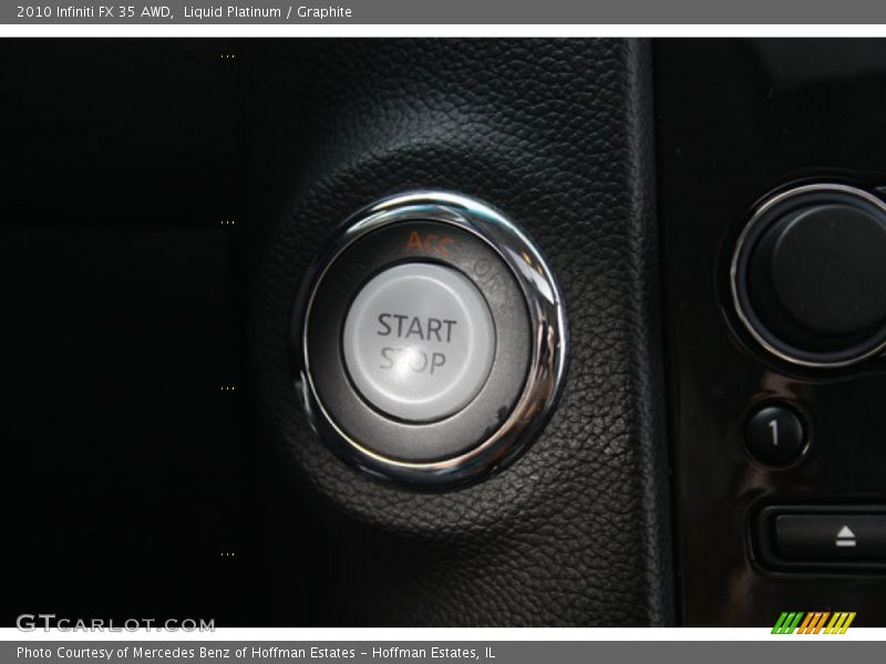Liquid Platinum / Graphite 2010 Infiniti FX 35 AWD