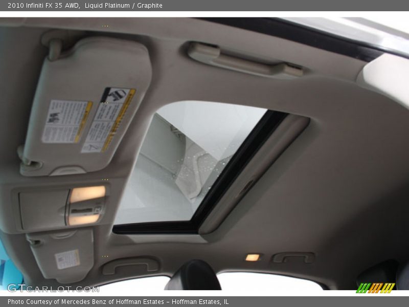 Liquid Platinum / Graphite 2010 Infiniti FX 35 AWD