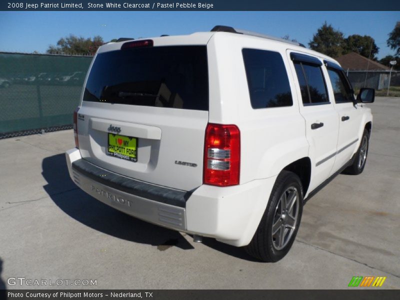 Stone White Clearcoat / Pastel Pebble Beige 2008 Jeep Patriot Limited