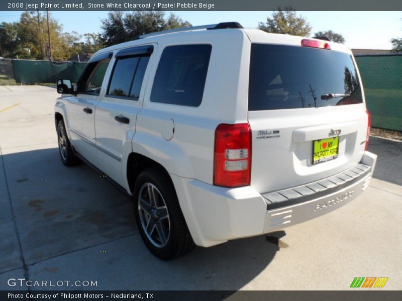Stone White Clearcoat / Pastel Pebble Beige 2008 Jeep Patriot Limited