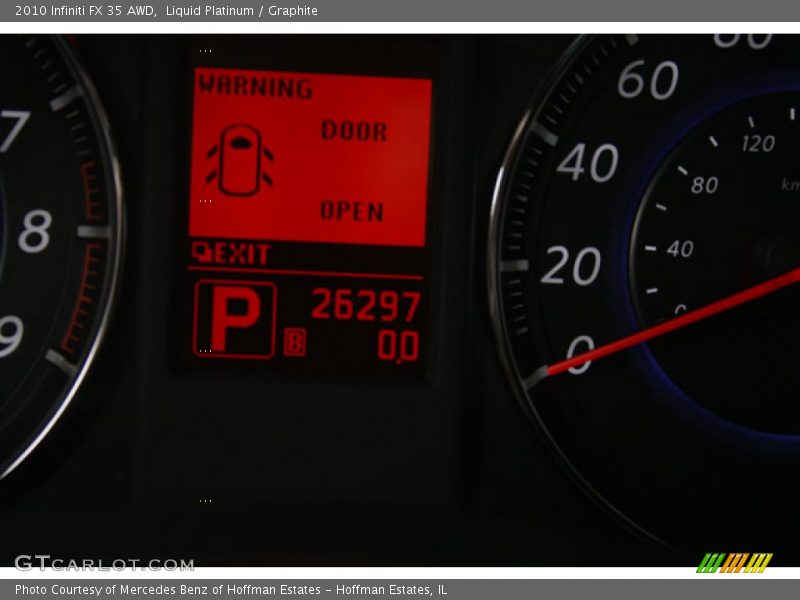 Liquid Platinum / Graphite 2010 Infiniti FX 35 AWD