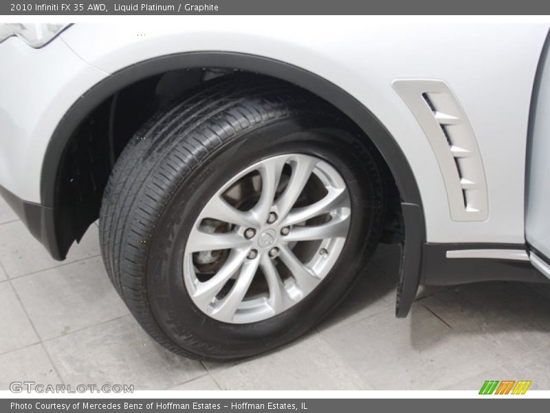 Liquid Platinum / Graphite 2010 Infiniti FX 35 AWD