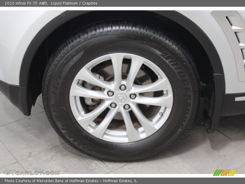 Liquid Platinum / Graphite 2010 Infiniti FX 35 AWD