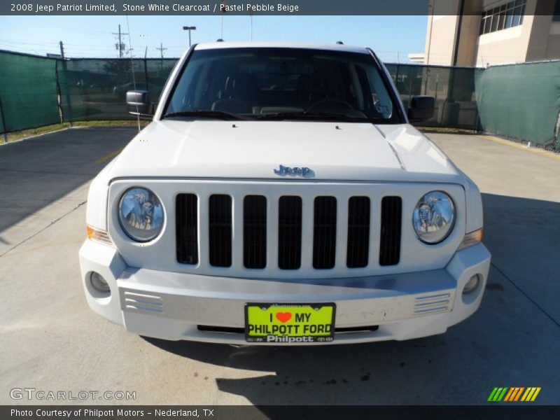 Stone White Clearcoat / Pastel Pebble Beige 2008 Jeep Patriot Limited