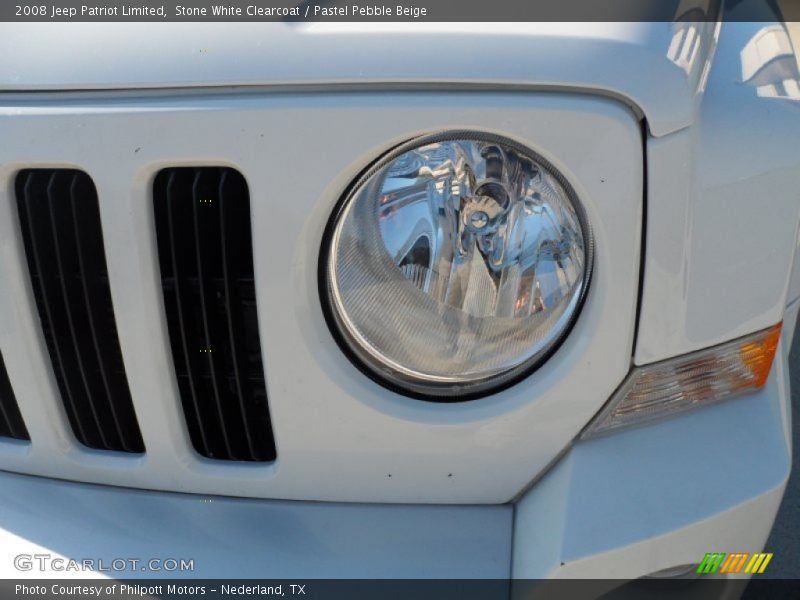 Stone White Clearcoat / Pastel Pebble Beige 2008 Jeep Patriot Limited