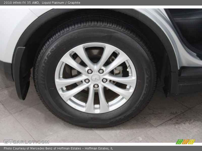 Liquid Platinum / Graphite 2010 Infiniti FX 35 AWD
