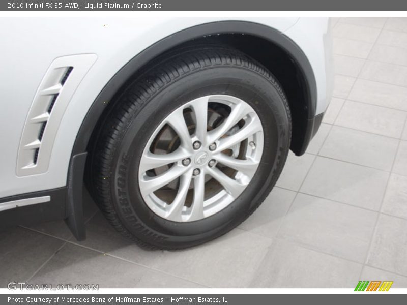 Liquid Platinum / Graphite 2010 Infiniti FX 35 AWD