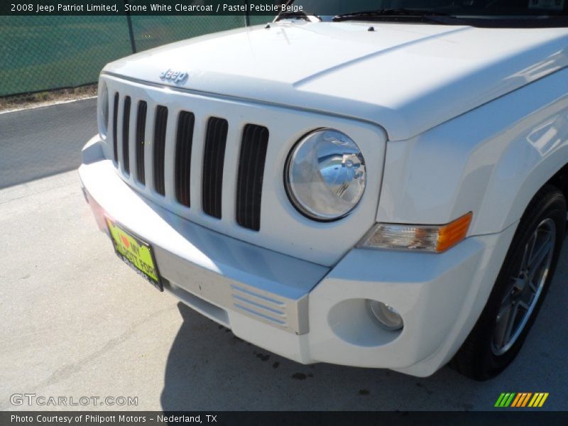 Stone White Clearcoat / Pastel Pebble Beige 2008 Jeep Patriot Limited
