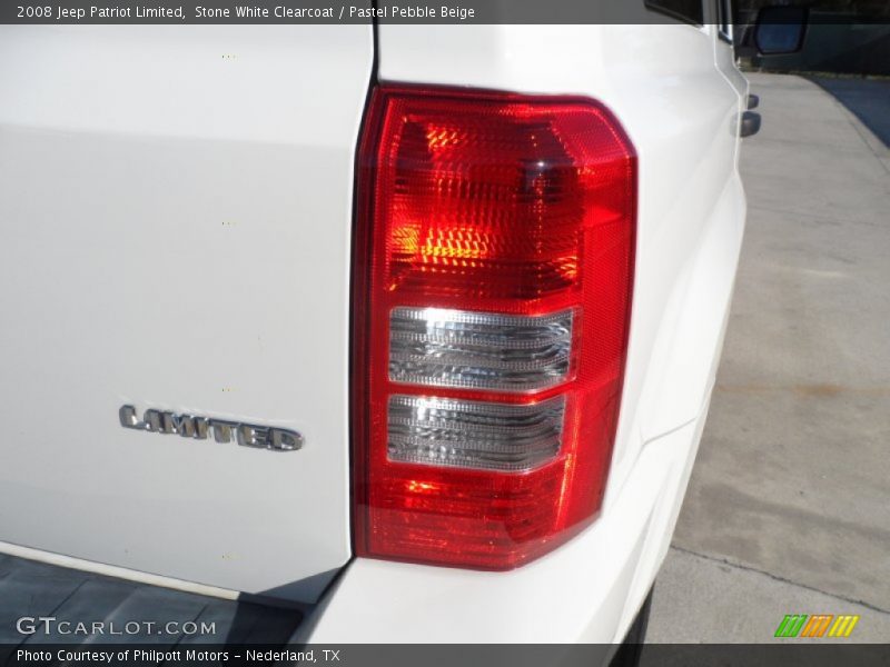Stone White Clearcoat / Pastel Pebble Beige 2008 Jeep Patriot Limited
