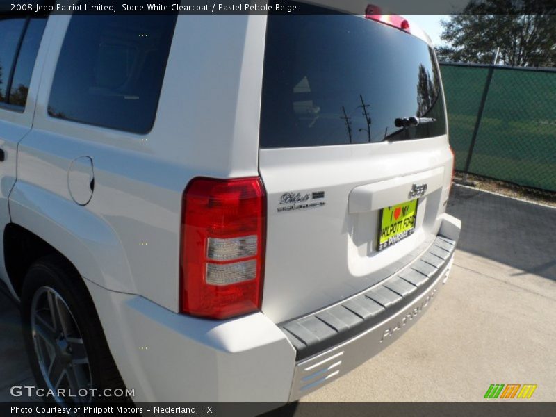 Stone White Clearcoat / Pastel Pebble Beige 2008 Jeep Patriot Limited