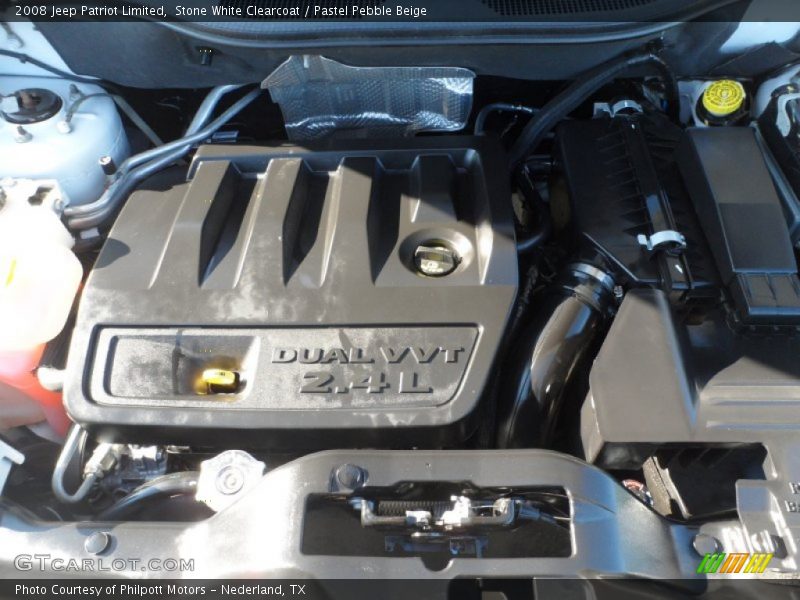 Stone White Clearcoat / Pastel Pebble Beige 2008 Jeep Patriot Limited