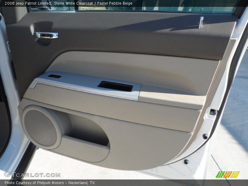 Stone White Clearcoat / Pastel Pebble Beige 2008 Jeep Patriot Limited