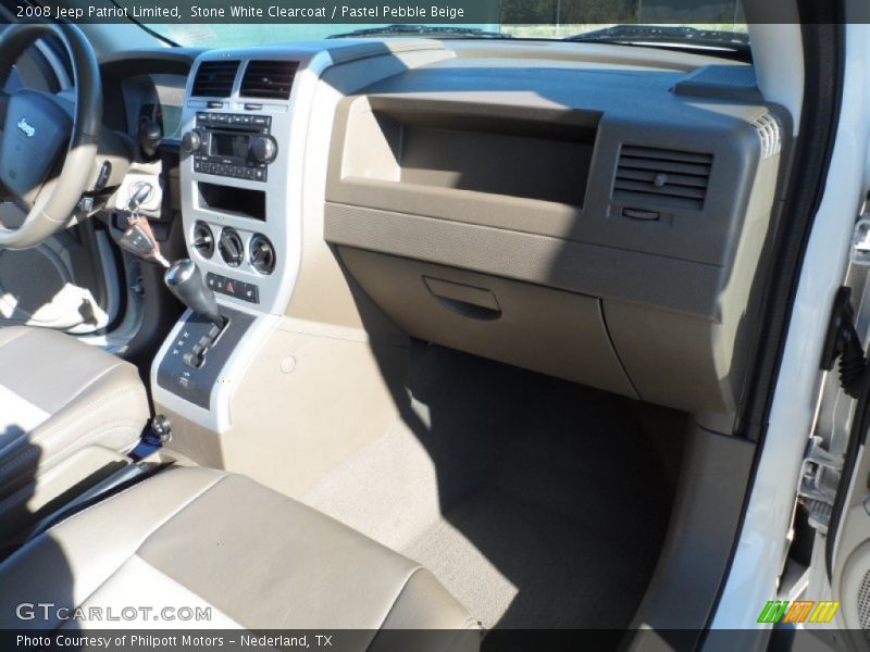 Stone White Clearcoat / Pastel Pebble Beige 2008 Jeep Patriot Limited