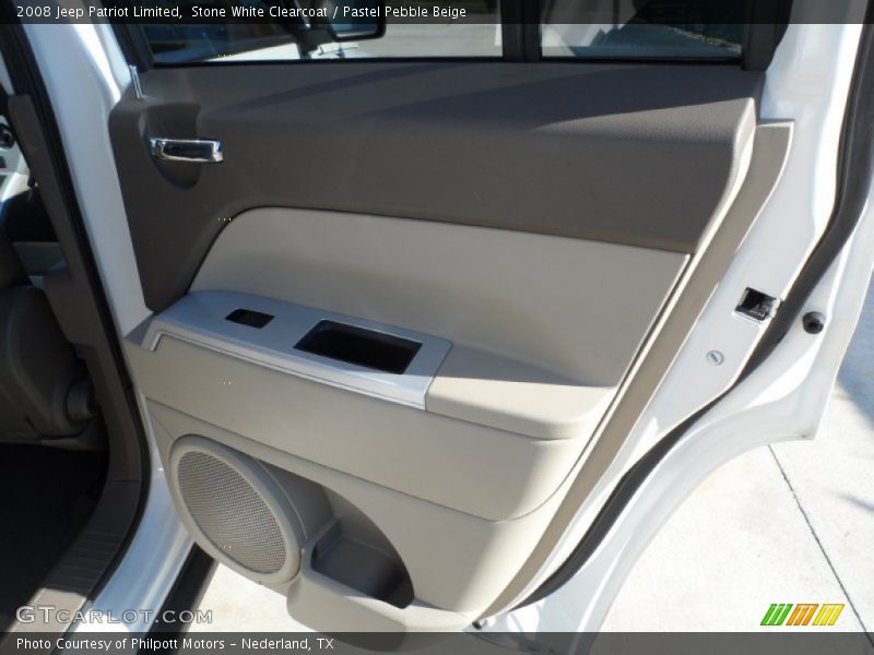 Stone White Clearcoat / Pastel Pebble Beige 2008 Jeep Patriot Limited