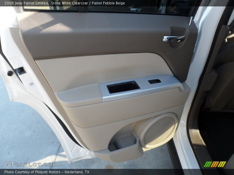 Stone White Clearcoat / Pastel Pebble Beige 2008 Jeep Patriot Limited