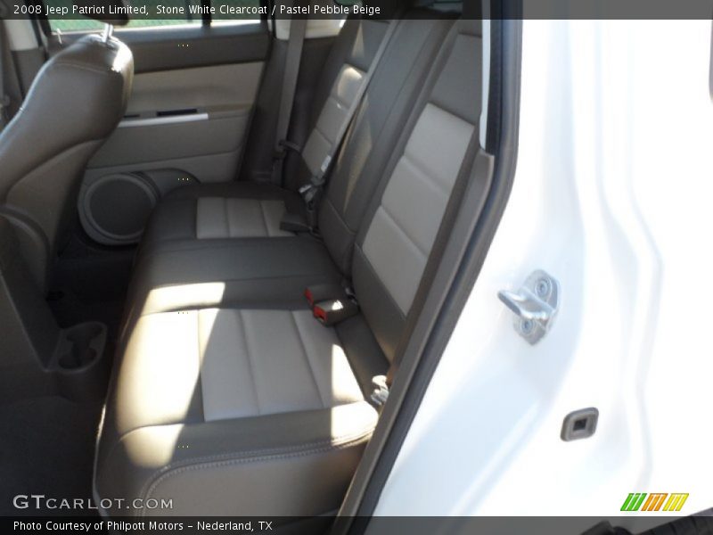 Stone White Clearcoat / Pastel Pebble Beige 2008 Jeep Patriot Limited