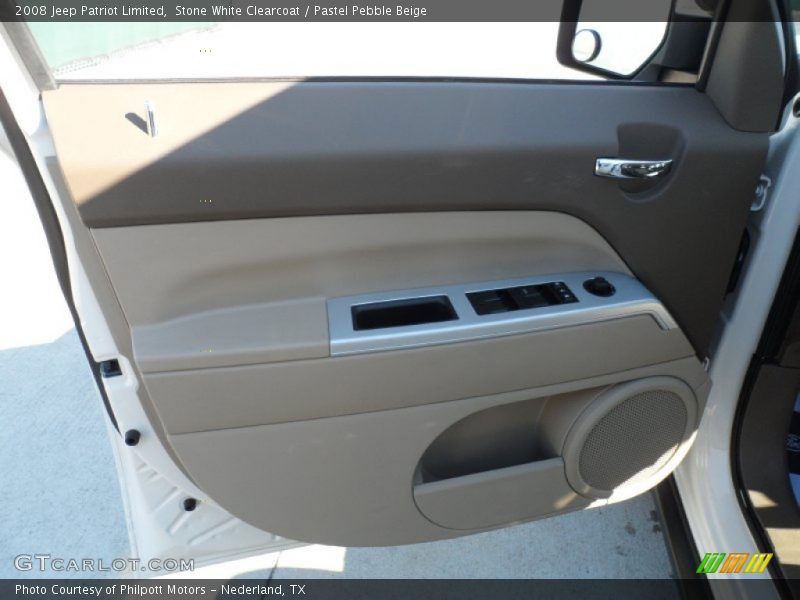 Stone White Clearcoat / Pastel Pebble Beige 2008 Jeep Patriot Limited