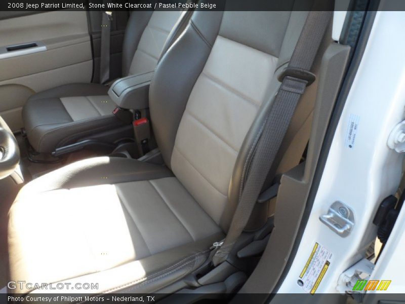 Stone White Clearcoat / Pastel Pebble Beige 2008 Jeep Patriot Limited