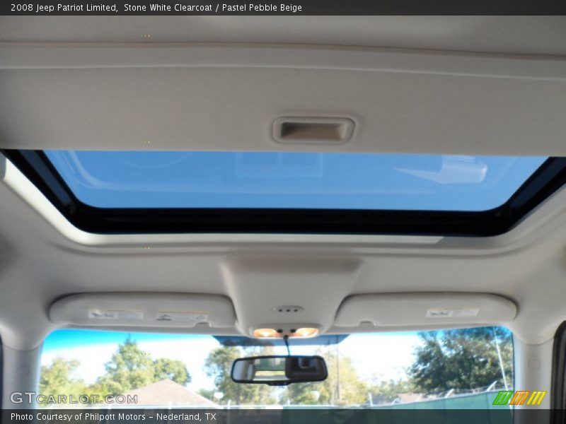 Stone White Clearcoat / Pastel Pebble Beige 2008 Jeep Patriot Limited