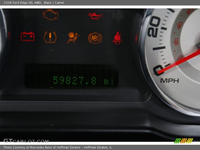 Black / Camel 2008 Ford Edge SEL AWD