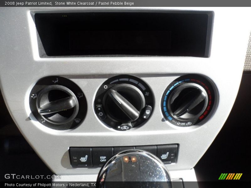 Stone White Clearcoat / Pastel Pebble Beige 2008 Jeep Patriot Limited