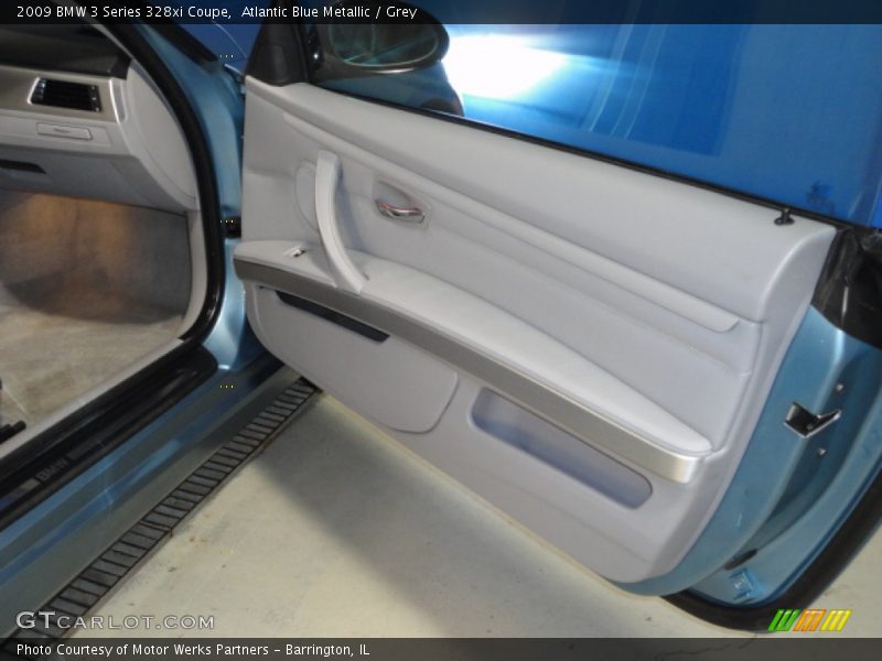 Atlantic Blue Metallic / Grey 2009 BMW 3 Series 328xi Coupe