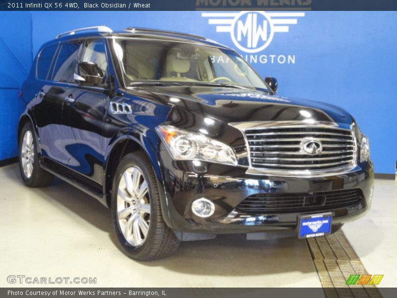 Black Obsidian / Wheat 2011 Infiniti QX 56 4WD