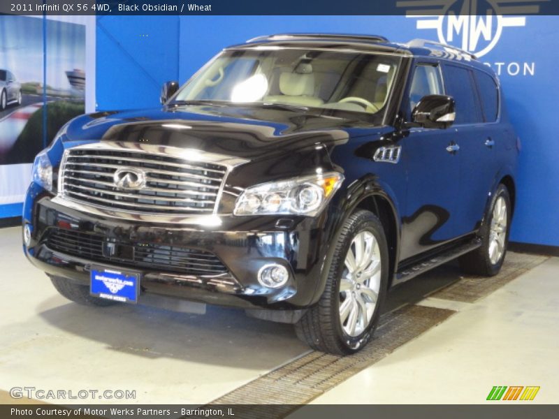 Black Obsidian / Wheat 2011 Infiniti QX 56 4WD