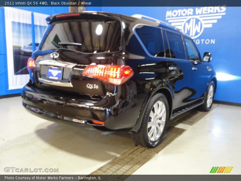 Black Obsidian / Wheat 2011 Infiniti QX 56 4WD
