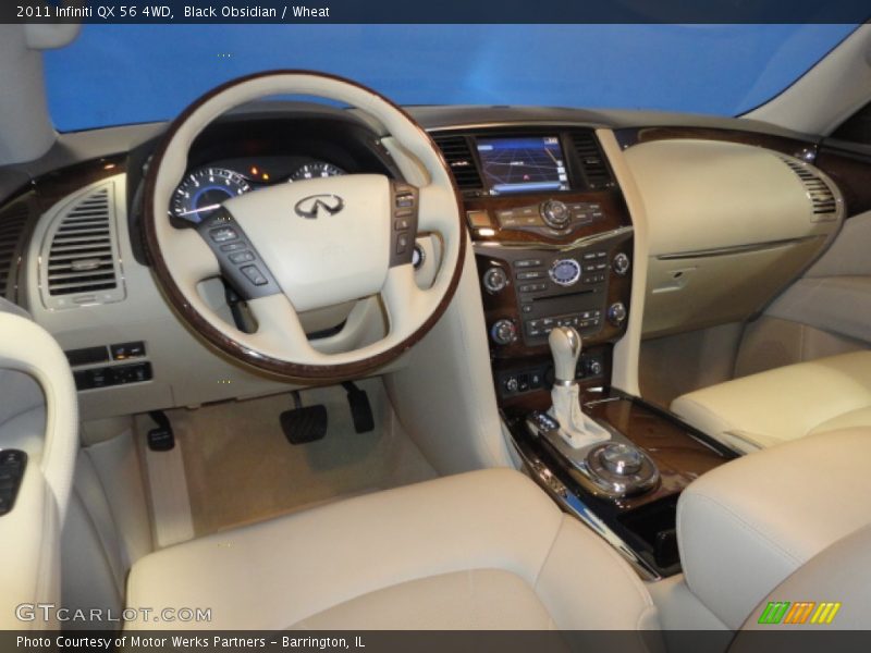 Black Obsidian / Wheat 2011 Infiniti QX 56 4WD