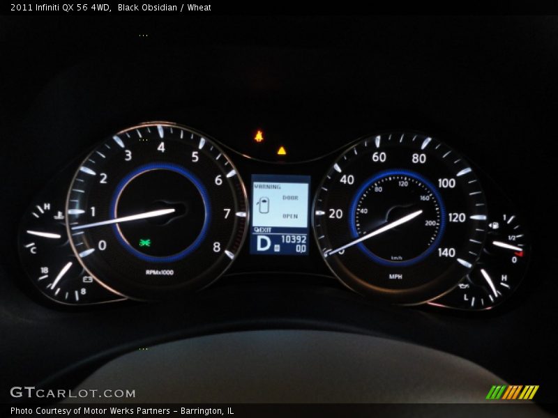 Black Obsidian / Wheat 2011 Infiniti QX 56 4WD