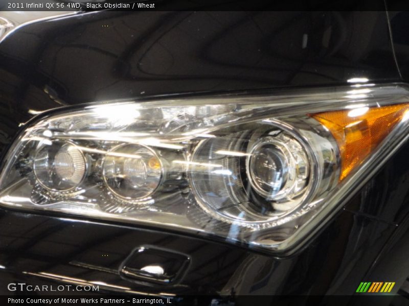 Black Obsidian / Wheat 2011 Infiniti QX 56 4WD